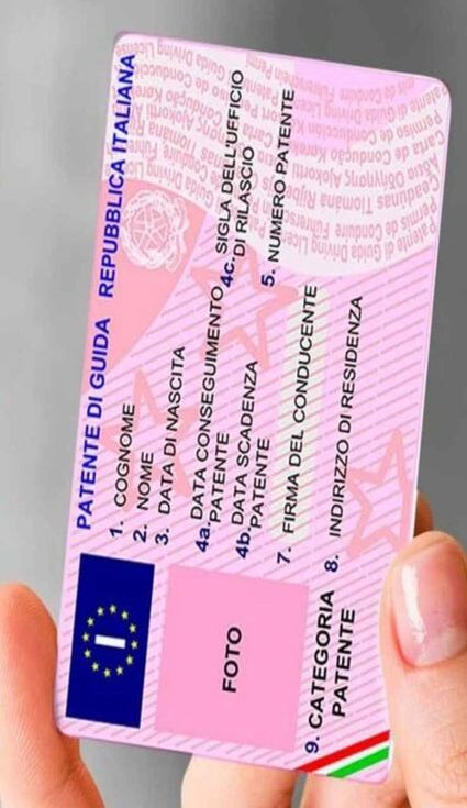 Theory and practical driving test in italy